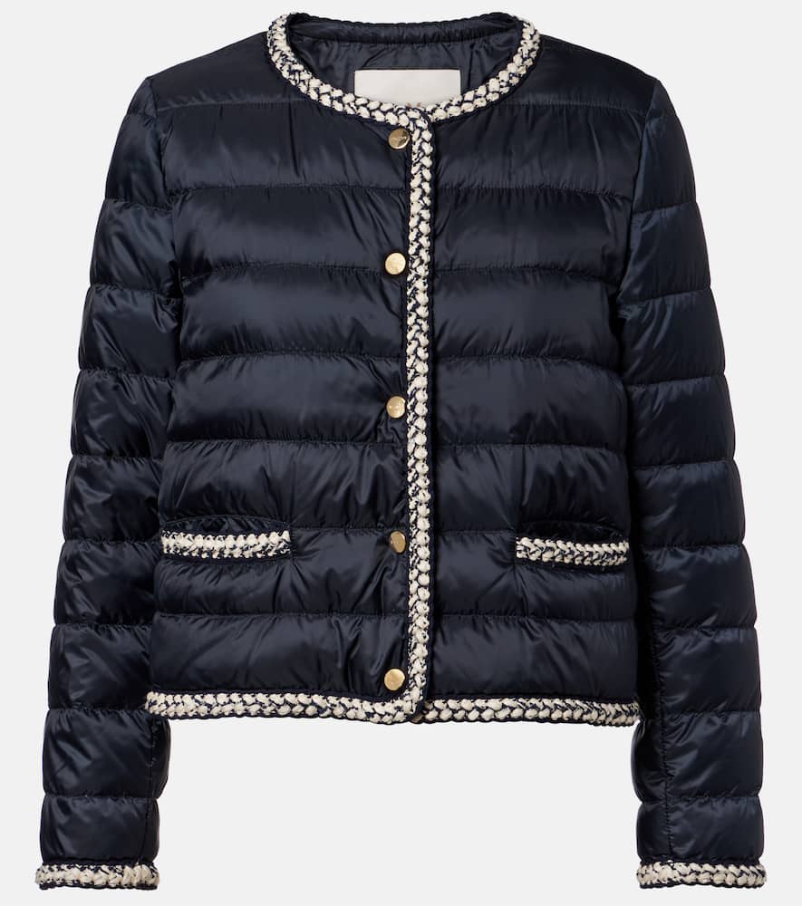 Max Mara The Cube Chloe Quilted Down Jacket In Blue