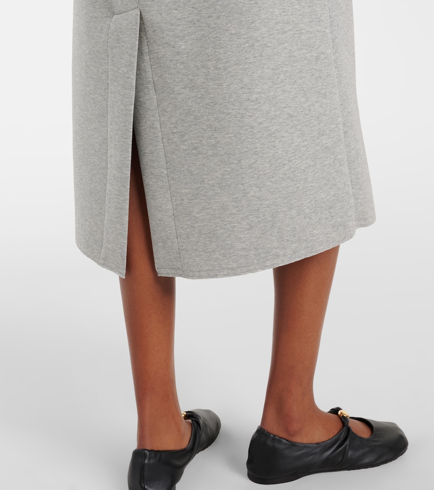  Plan C Plan C Ruffled Cotton-blend Midi Skirt 