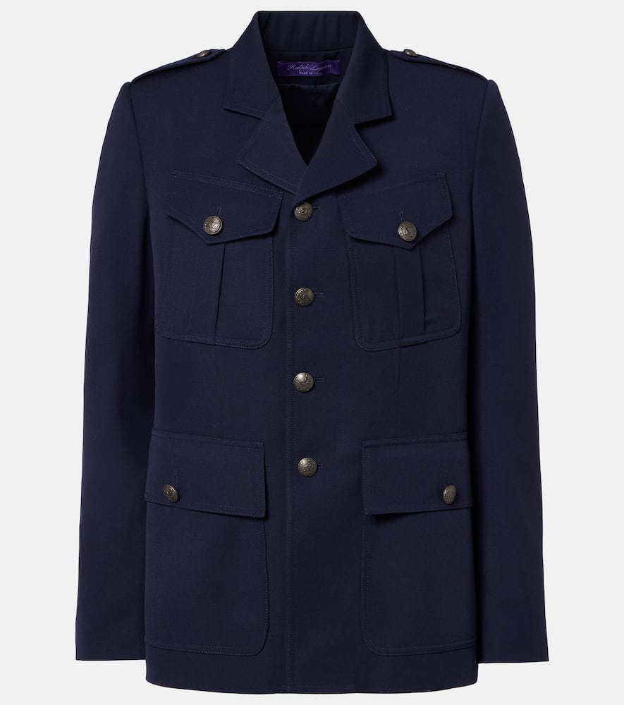 Ralph Lauren Wool Jacket In Blue