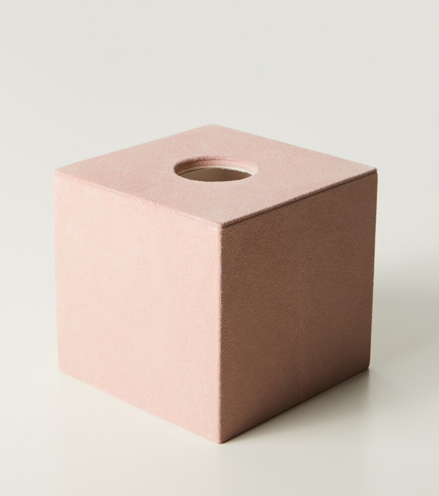  Michael Verheyden Michaã«l Verheyden Niez Cube Suede And Wooden Tissue Box 