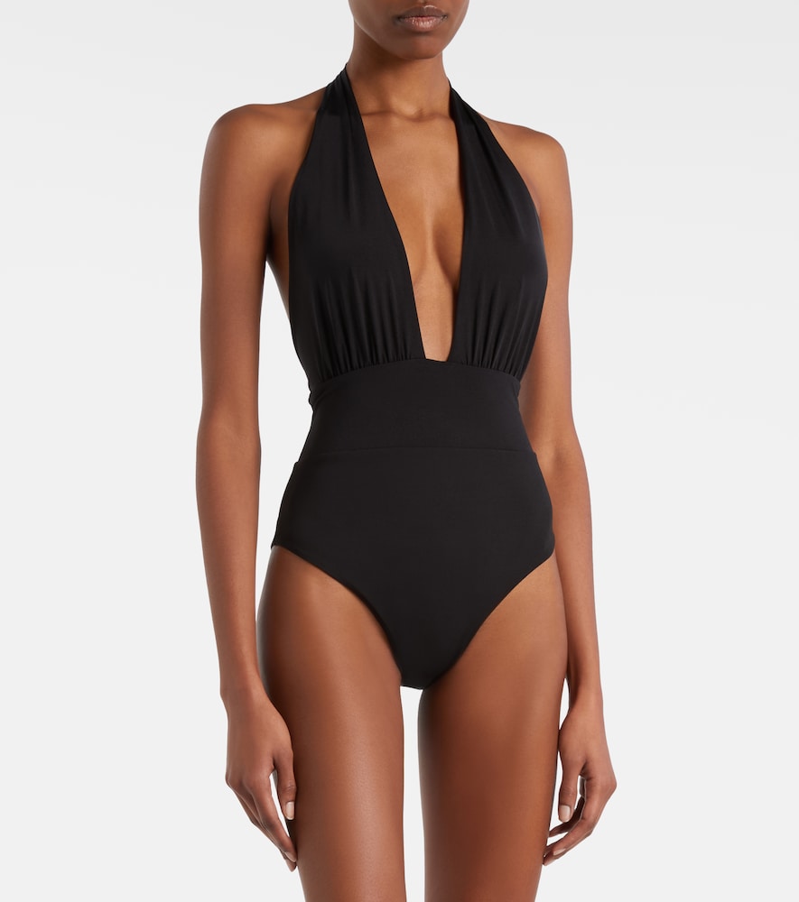 Max Mara Calle halterneck swimsuit