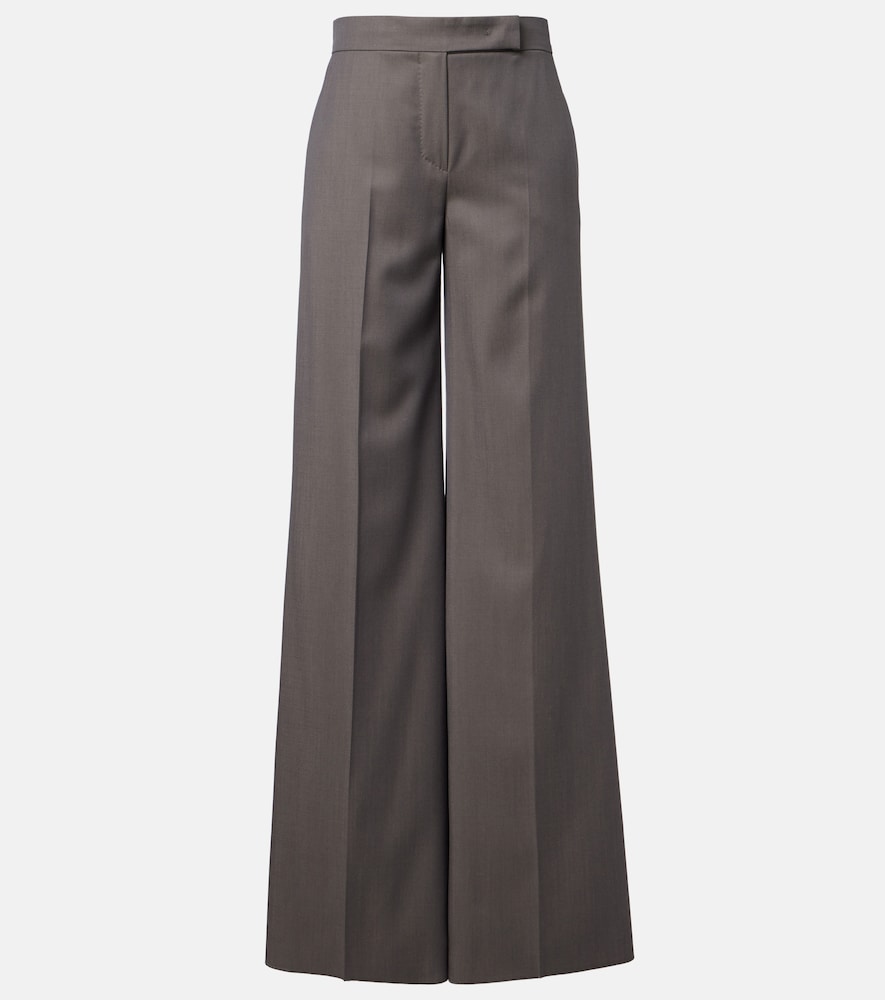 Max Mara Serio virgin wool wide-leg pants