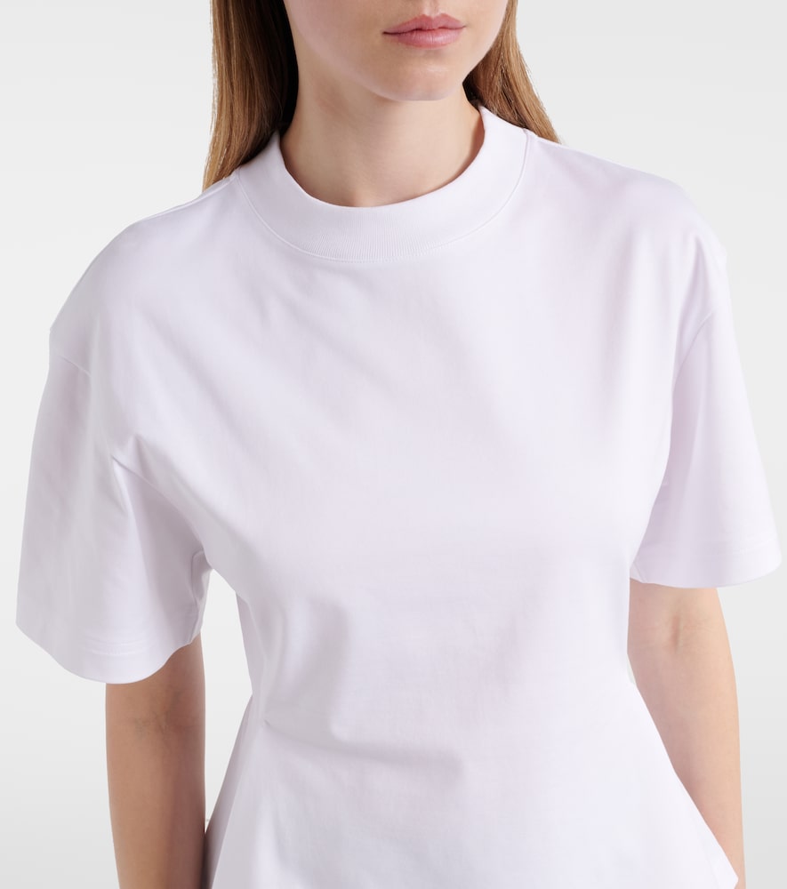  Alaia Alaã¯a Draped Cotton Jersey T-shirt 