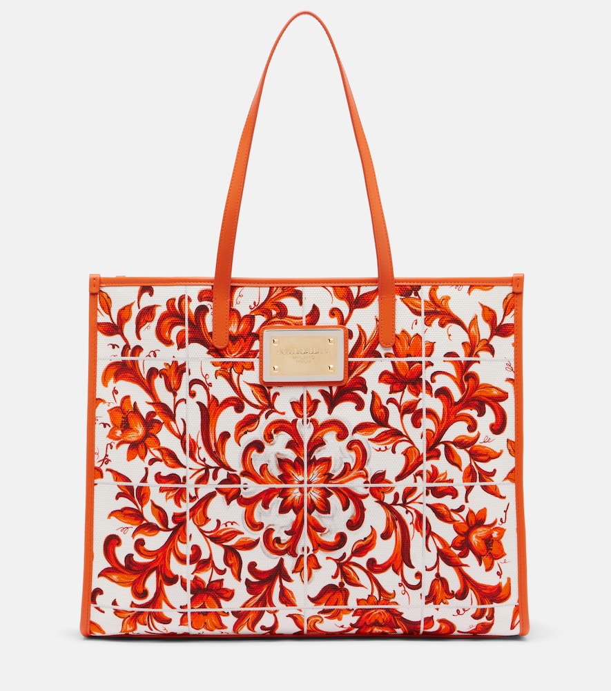 Shopper Shopping Large Majolica aus Canvas