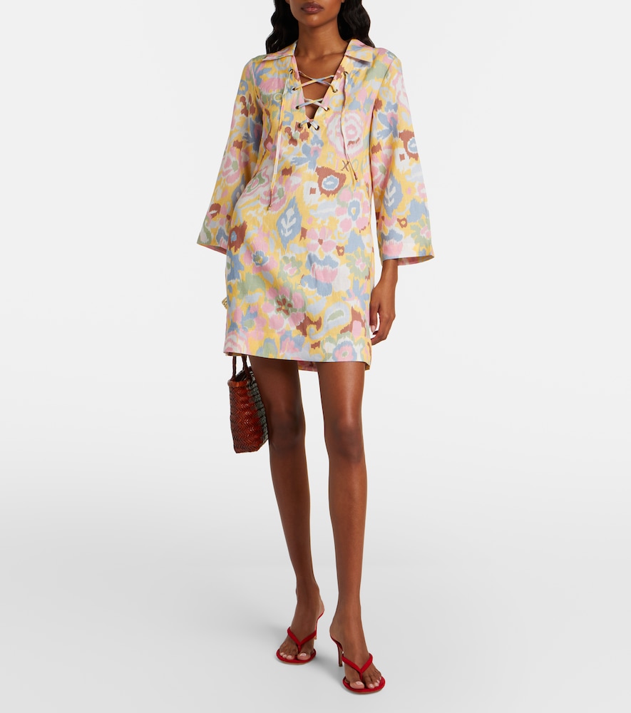 Rixo Lucien printed minidress