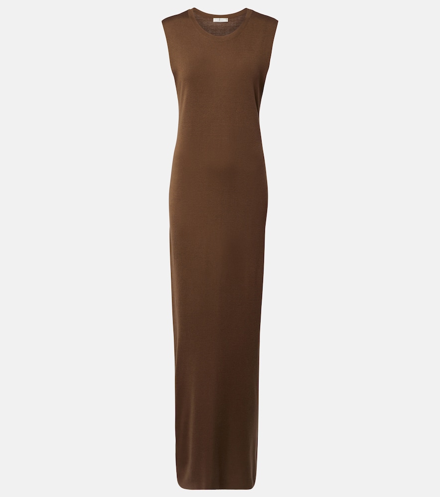 The Row Women's Brown Oiva Silk Maxi Dress UK Size 14 - Mytheresa