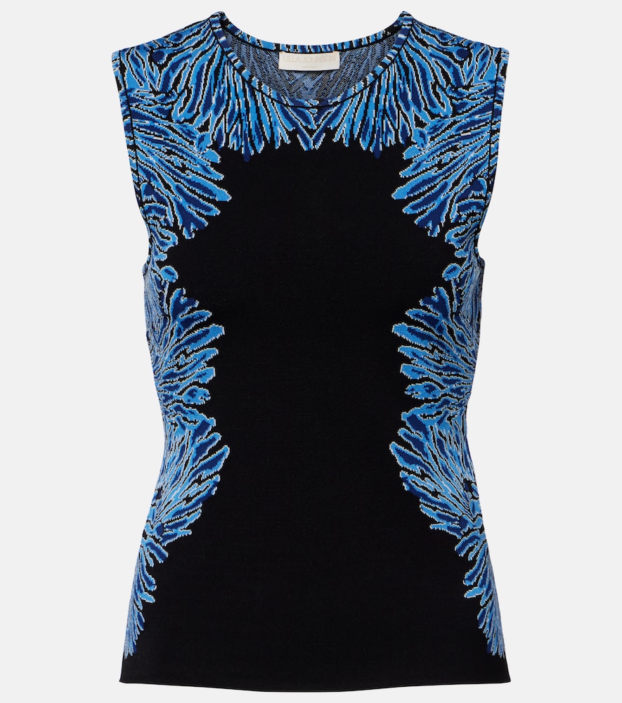 Top Aylin in maglia jacquard