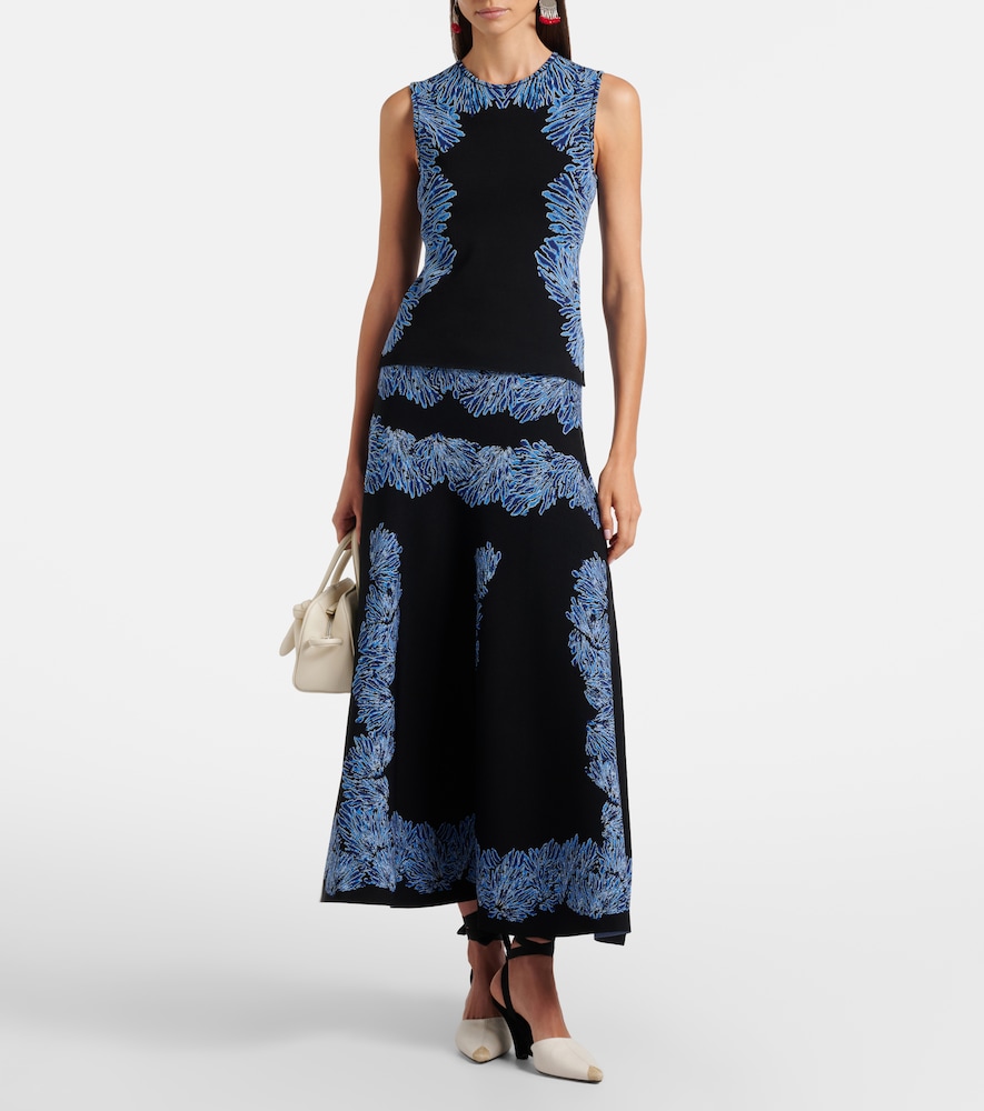 Aylin Knitted Jacquard Tank Top