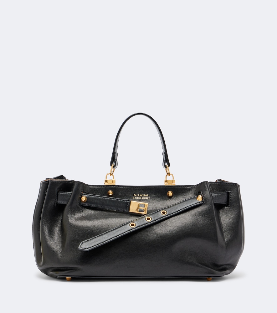 Henkeltasche Fan Small aus Leder