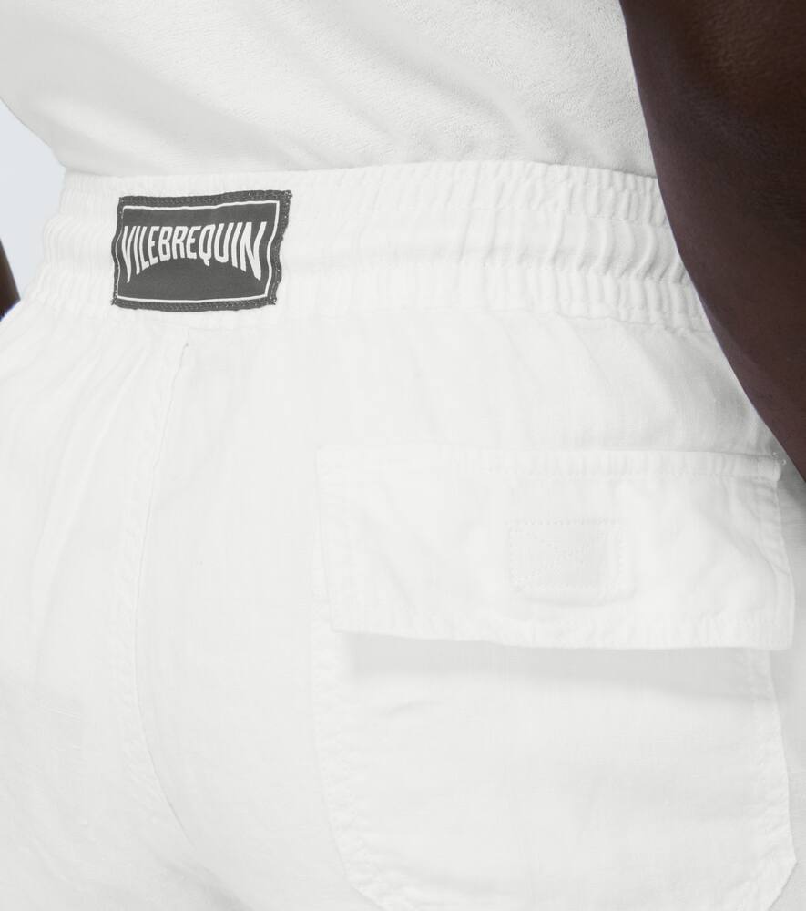 Vilebrequin Drawstring Straight-leg Trousers In White
