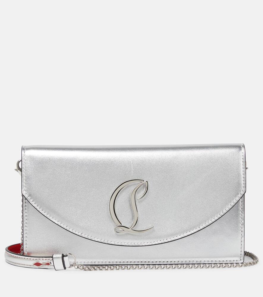 Christian Louboutin Loubi54 leather clutch