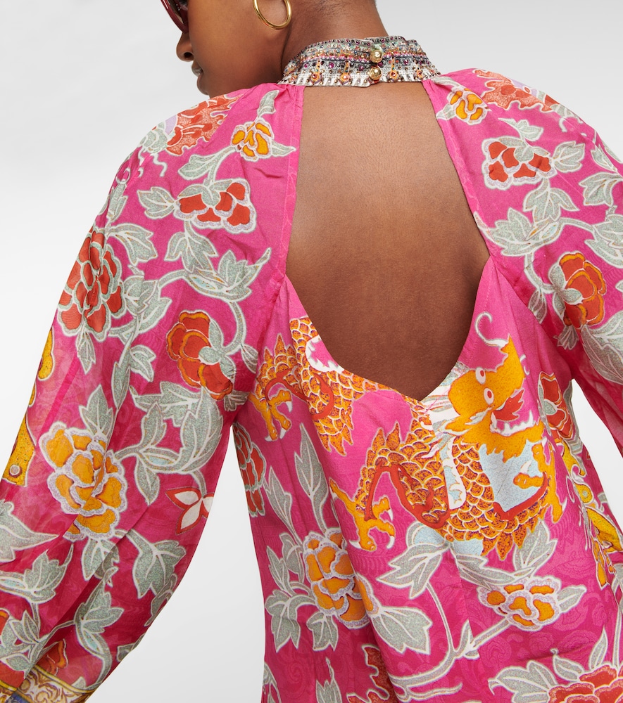  Camilla Camilla Printed Silk Minidress 