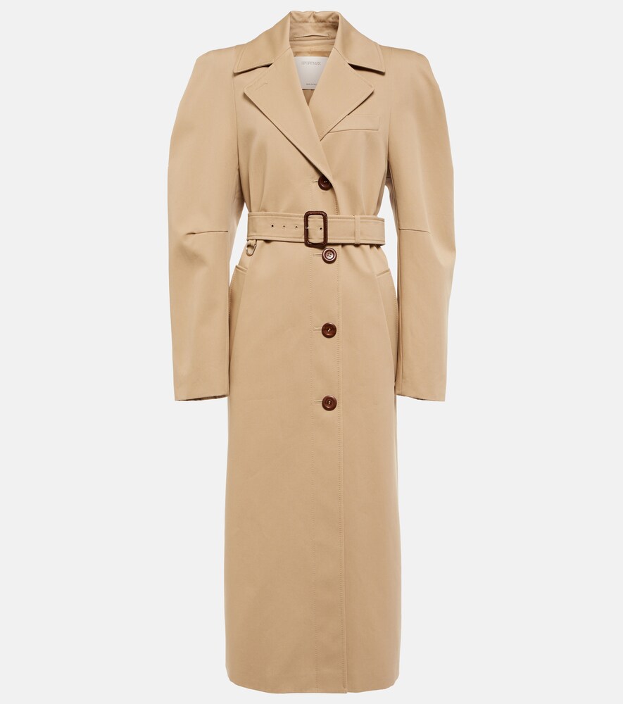 Aramis cotton gabardine coat
