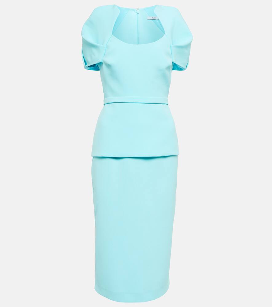 Safiyaa Briante crêpe midi dress