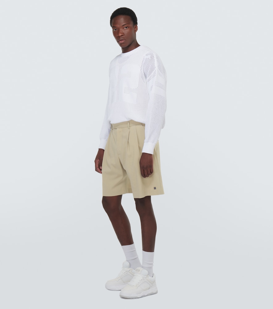  Amiri Amiri Wool-blend Bermuda Shorts 