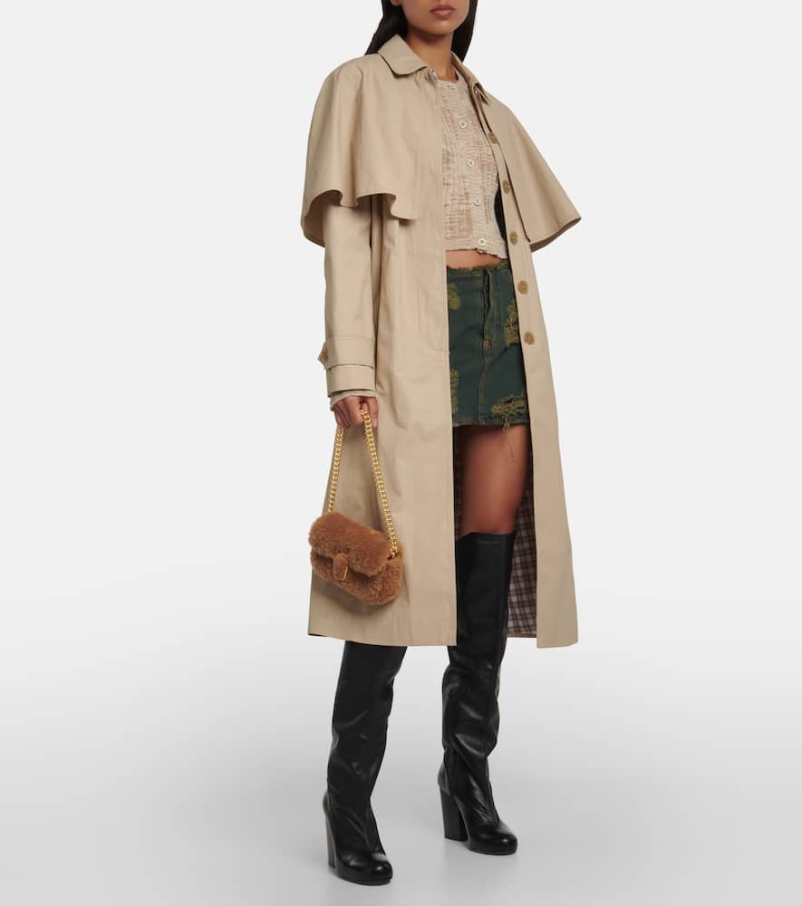 Marc Jacobs The Teddy J Marc Mini Shoulder Bag In Beige