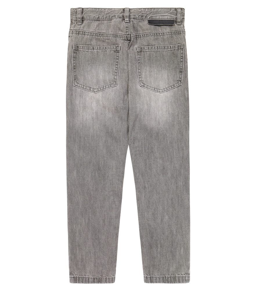  Stella Mccartney Kids Stella Mccartney Kids Embroidered Slim Jeans 
