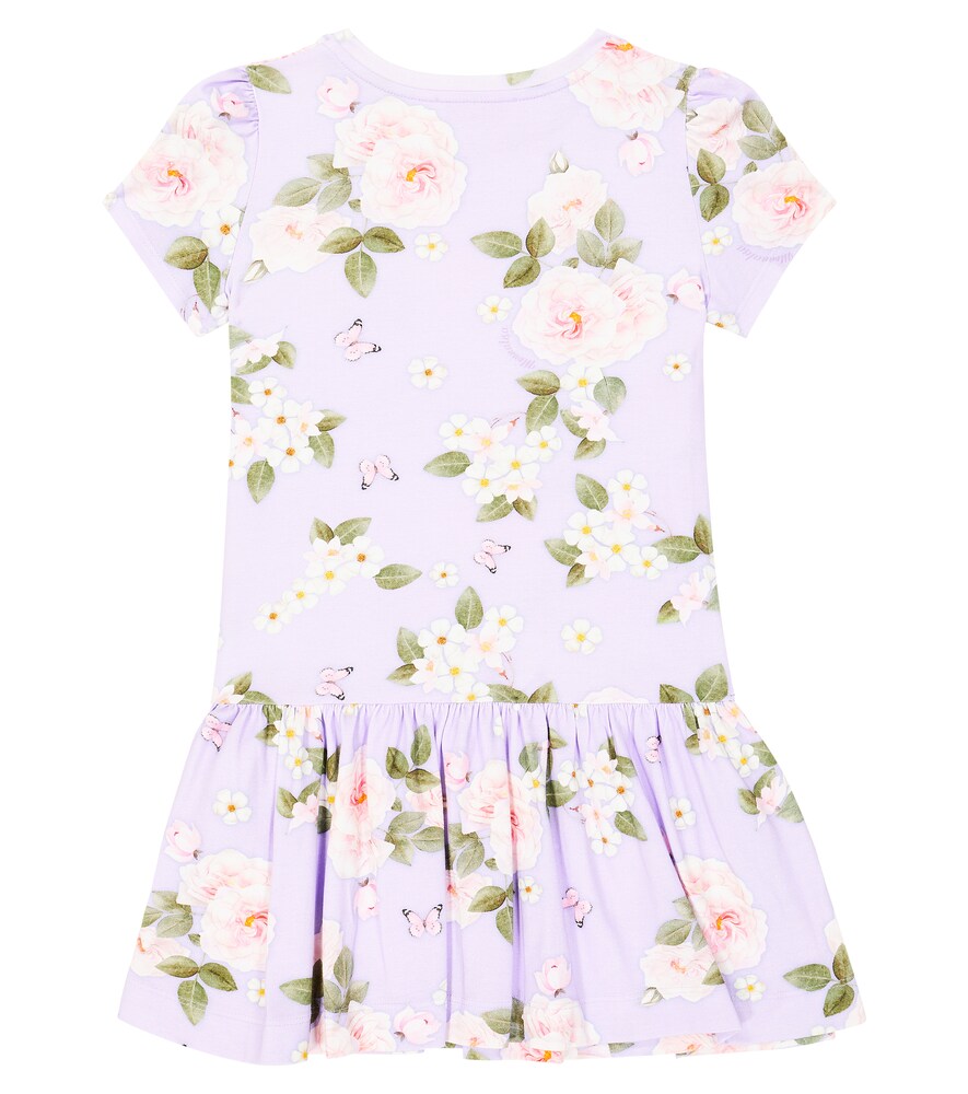  Monnalisa Monnalisa Bedrucktes Kleid Aus Jersey 