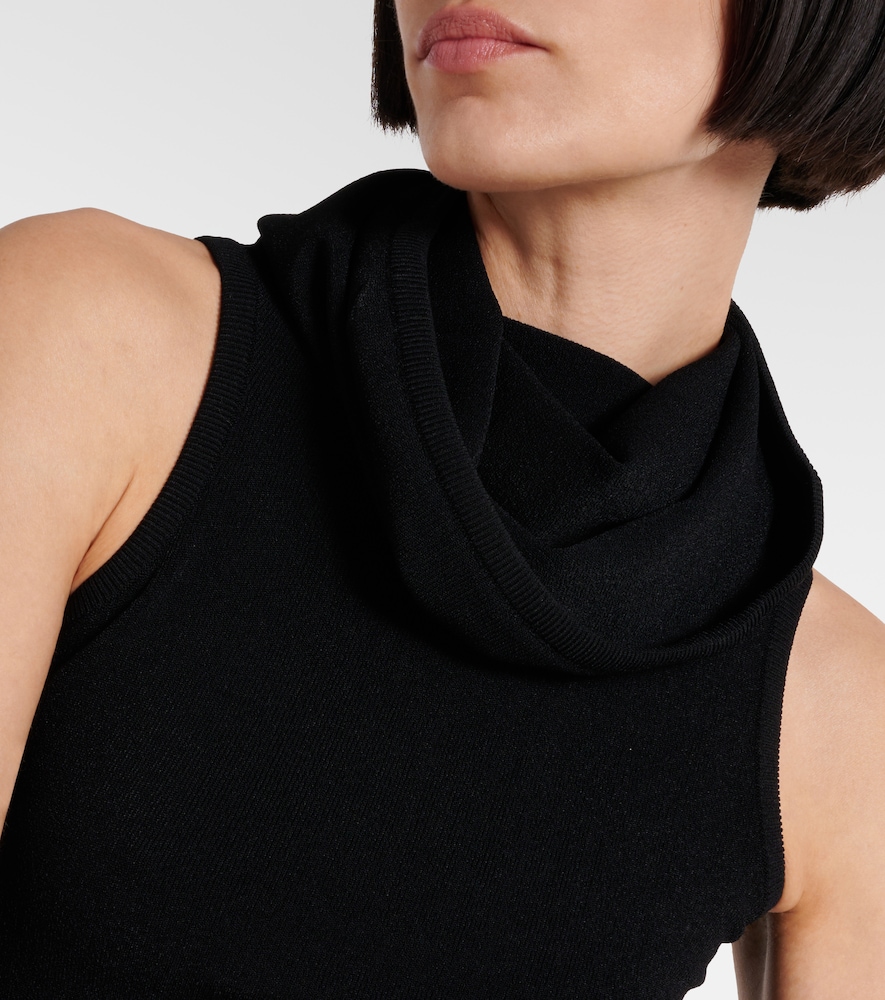  Alaia Alaia Hooded Crop Top 