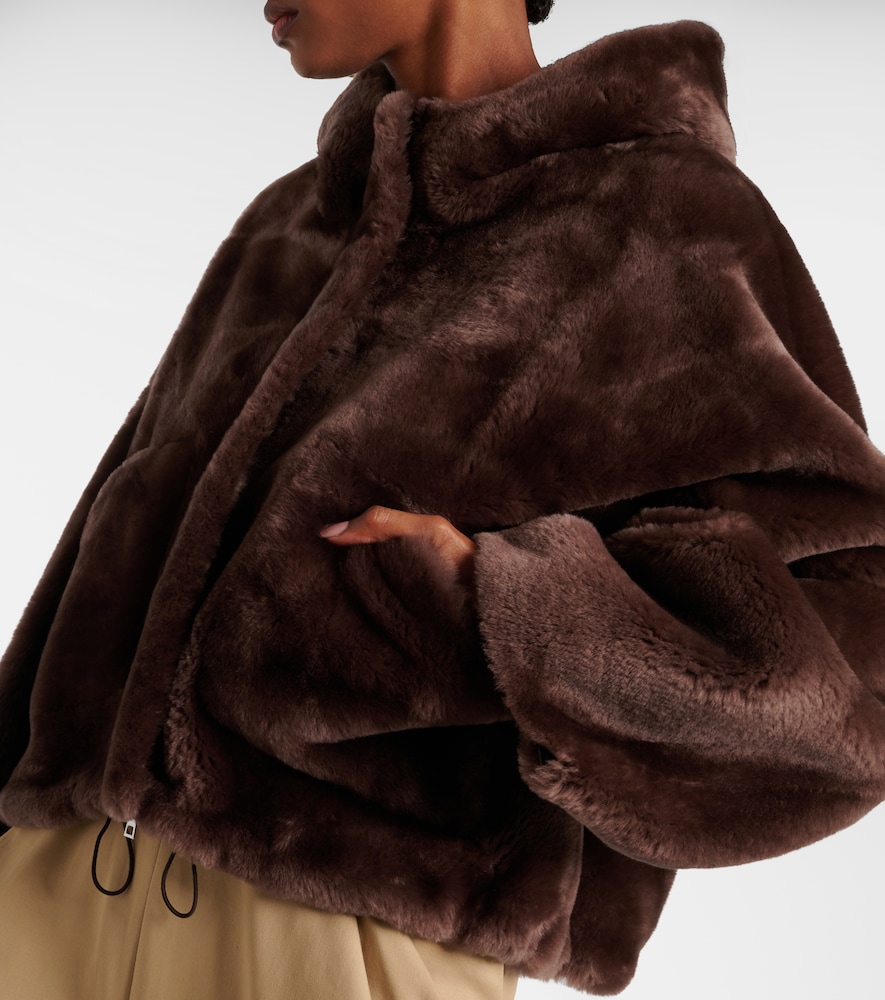  Blancha Blancha Giacca Cropped In Shearling 