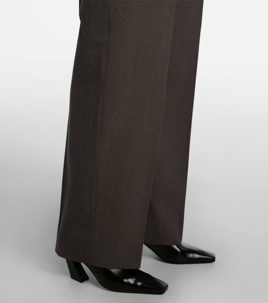 Bottega Veneta Women's Wool Trousers In Grey