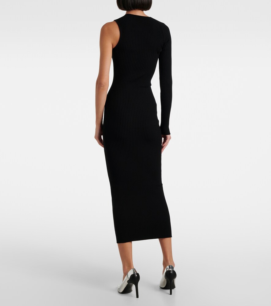  Courreges Courrèges Midikleid Aus Rippstrick 