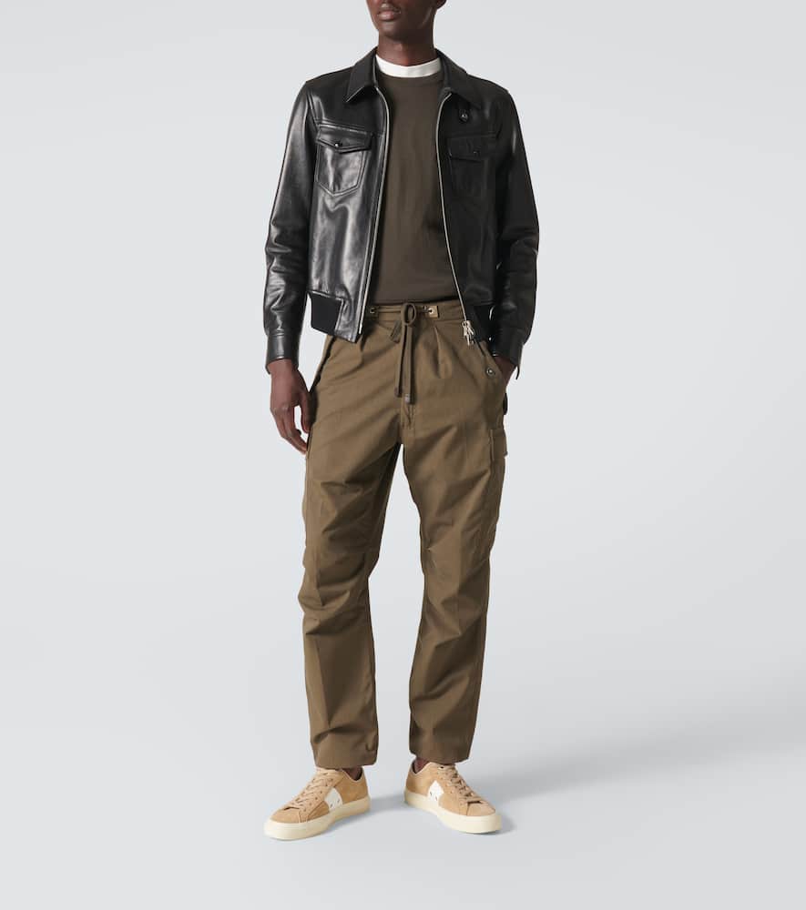 Tom Ford Knitwear Crew Neck Knitted Clothing In Green