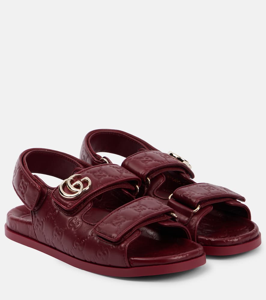 New Marmont GG leather sandals