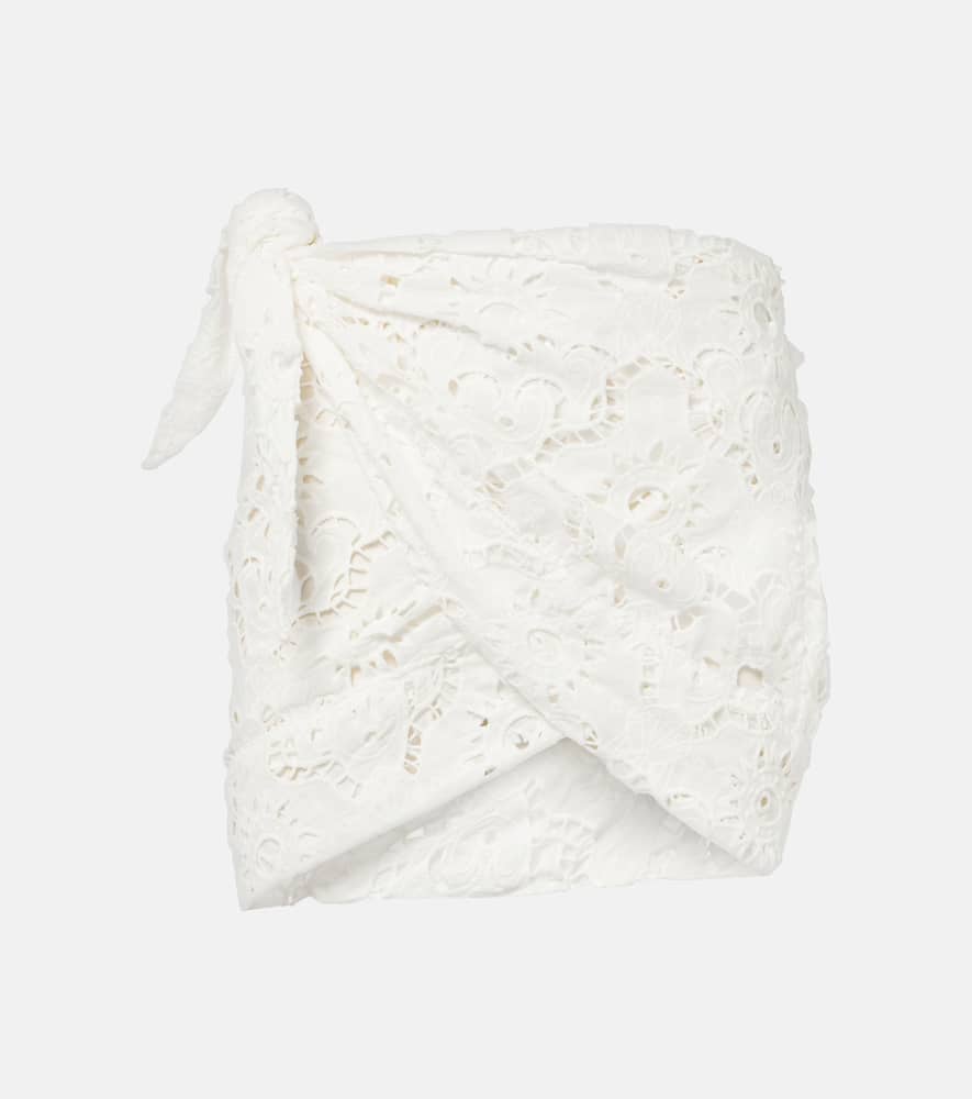 White Sun broderie anglaise beach cover-up