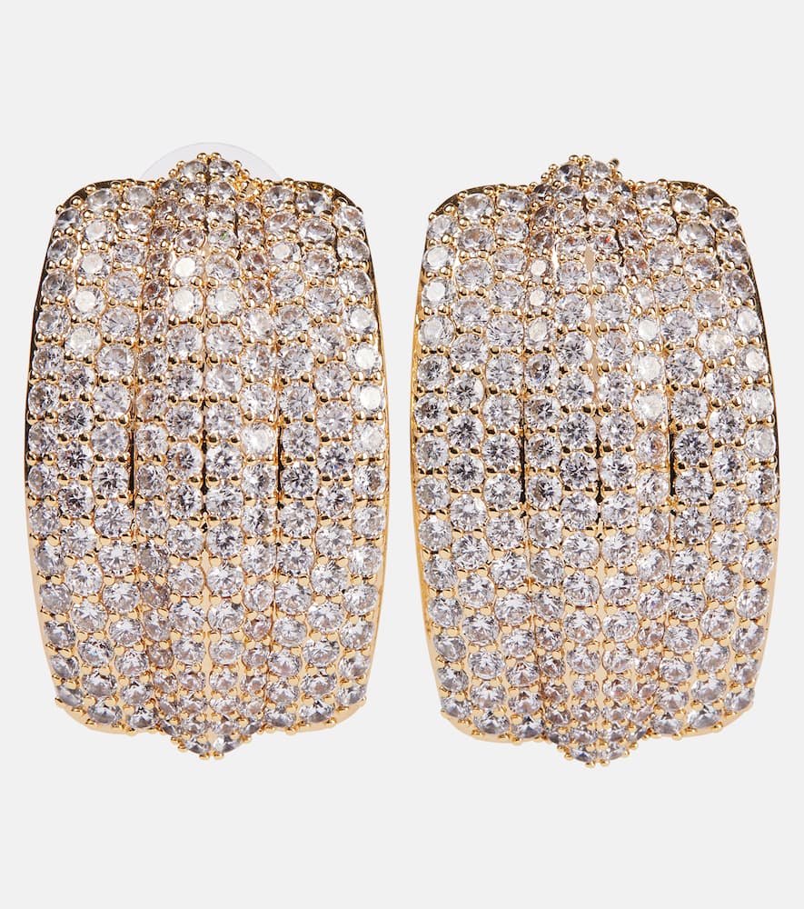 Crystal-embellished earrings