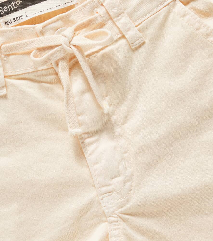 Fabula Cotton-blend Bermuda Shorts In Beige