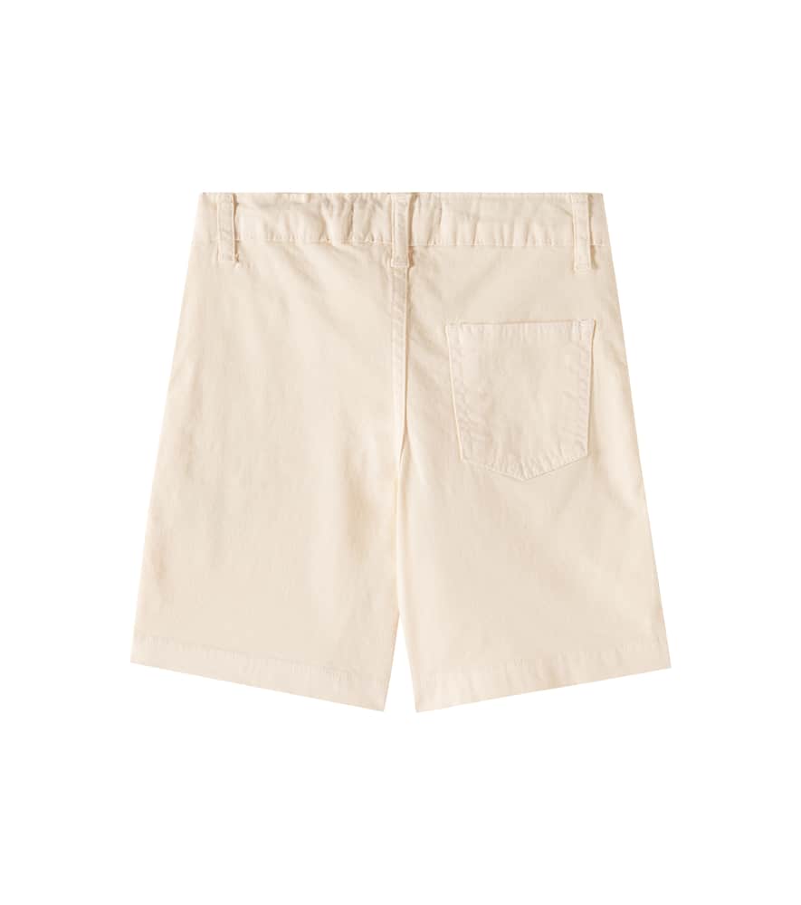 Fabula Cotton-blend Bermuda Shorts In Beige