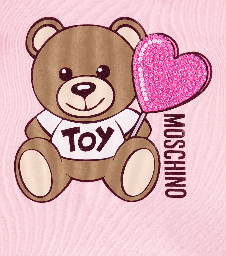 MOSCHINO BABY COTTON-BLEND DRESS