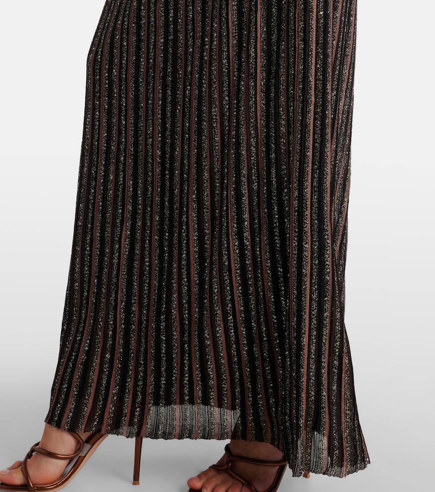 Missoni Embellished Maxi Dress In Brown