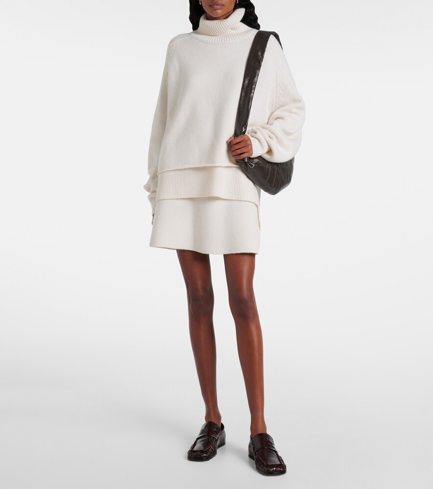 Lisa Yang Clare high-rise cashmere miniskirt