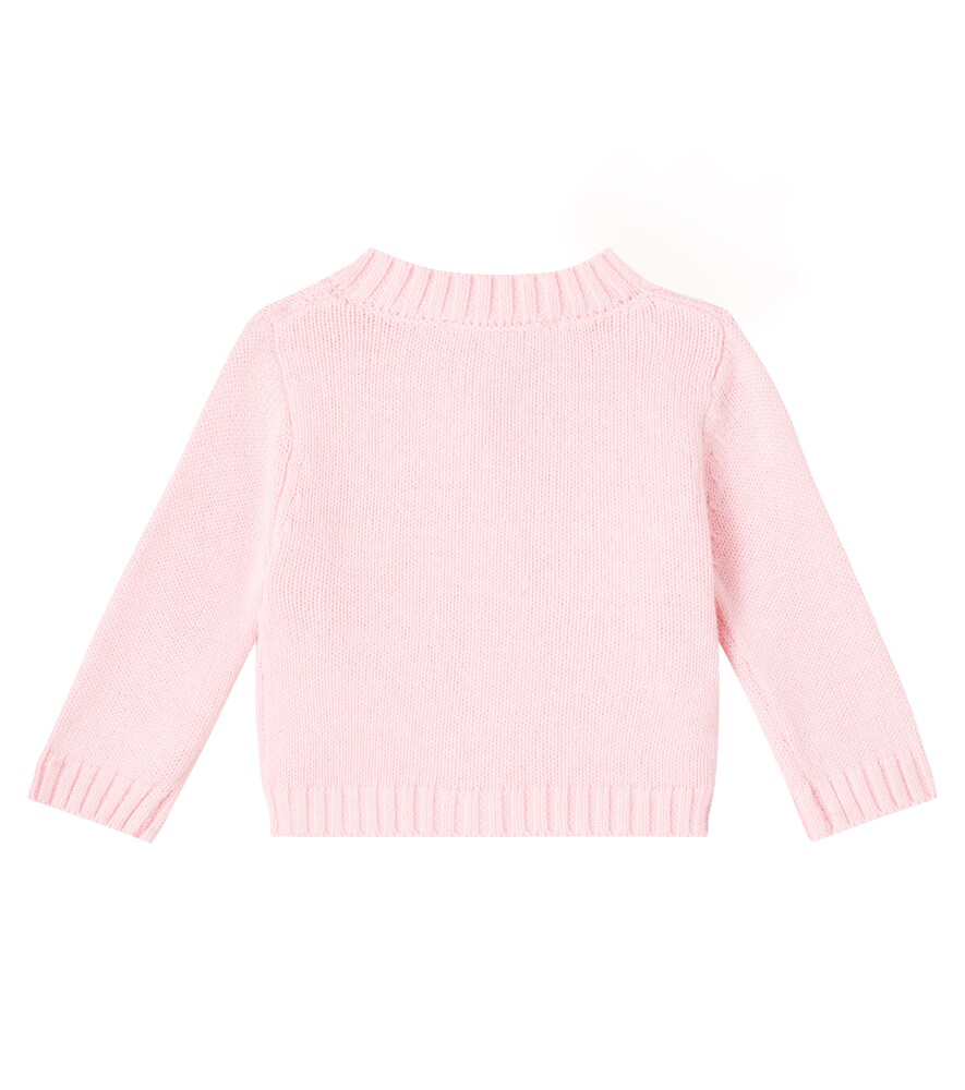  Monnalisa Monnalisa Baby Cardigan Aus Baumwolle Und Wolle 