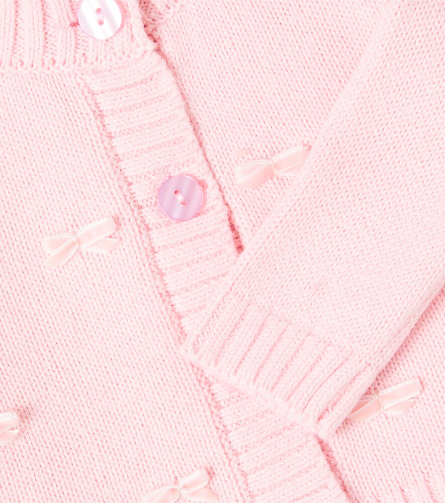  Monnalisa Monnalisa Baby Cardigan Aus Baumwolle Und Wolle 