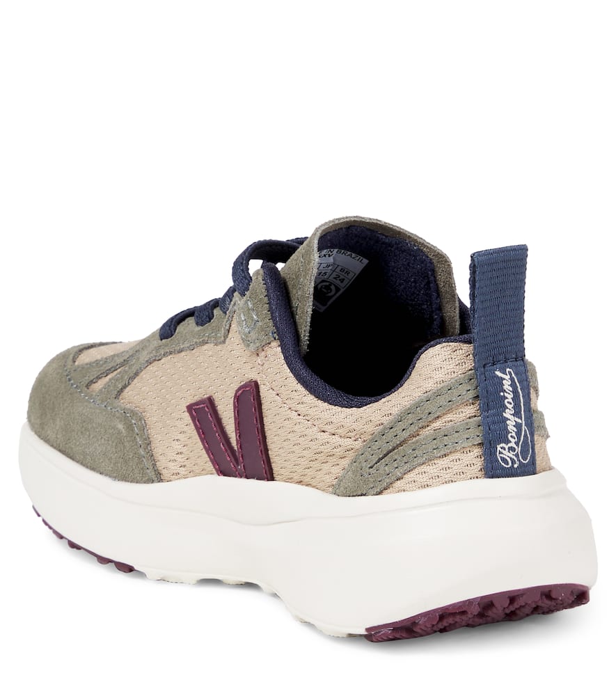 Veja X Bonpoint Canary Suede-trimmed Sneakers In Multi