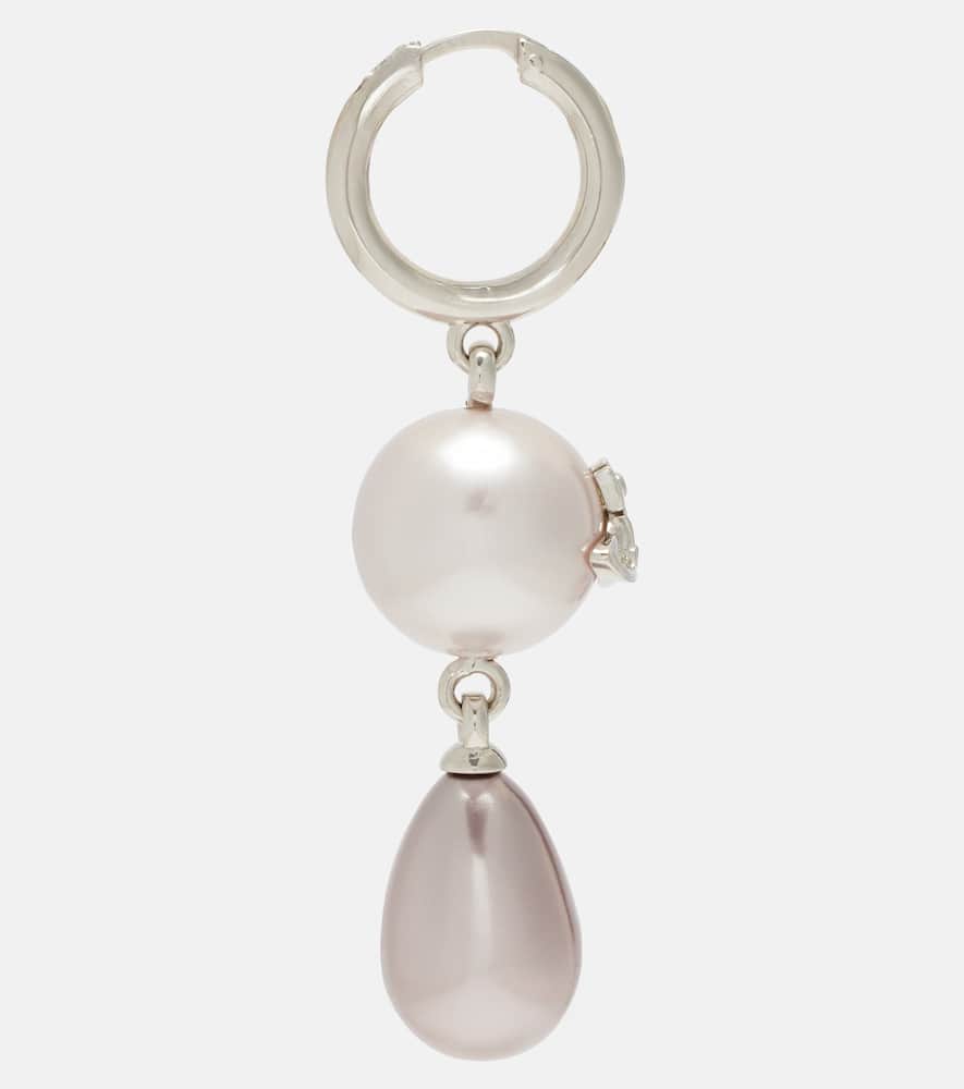 Vivienne Westwood Martha Orb Faux Pearl Drop Earrings In Silver