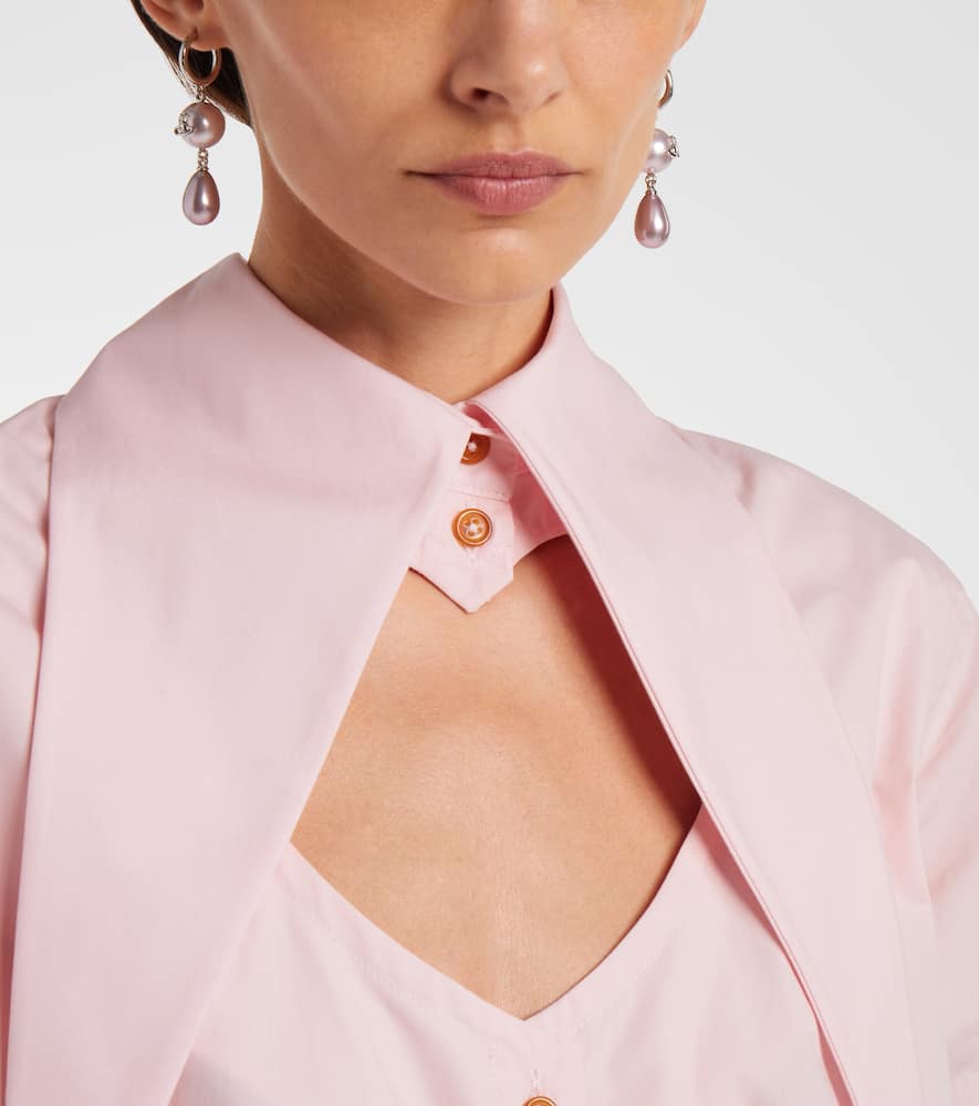Vivienne Westwood Martha Orb Faux Pearl Drop Earrings In Silver