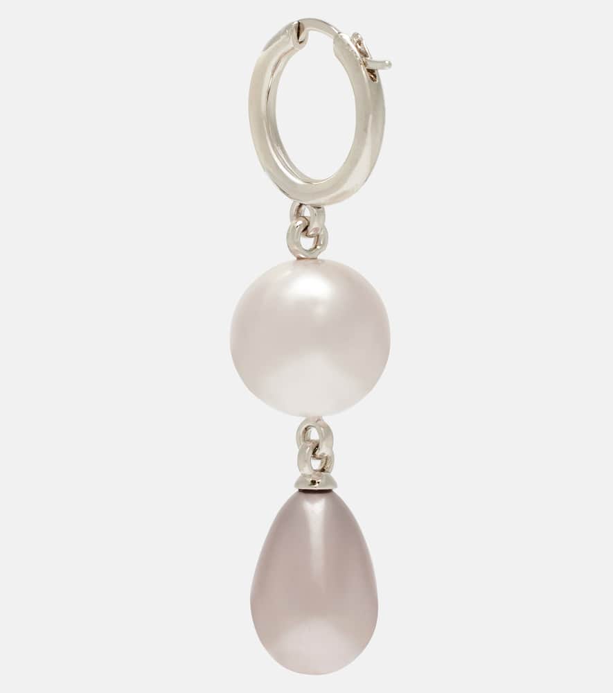 Vivienne Westwood Martha Orb Faux Pearl Drop Earrings In Silver