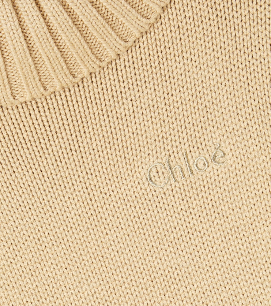 Chloe Kids Chloé Kids Pull En Coton Et Laine 