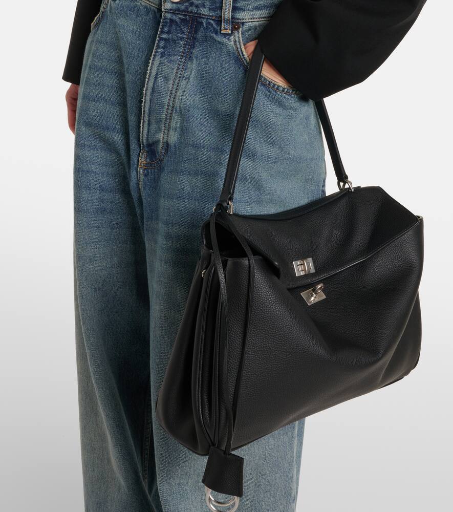 Balenciaga Rodeo Medium Leather Shoulder Bag