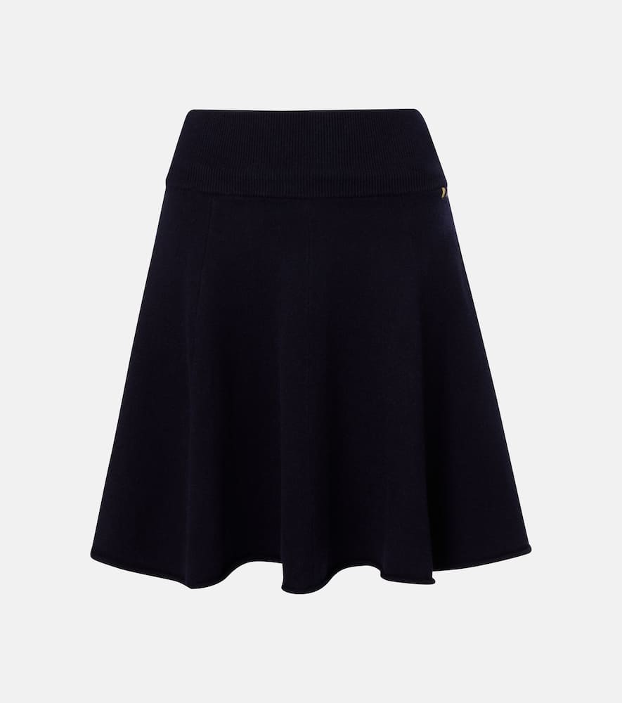 Girl cashmere-blend miniskirt