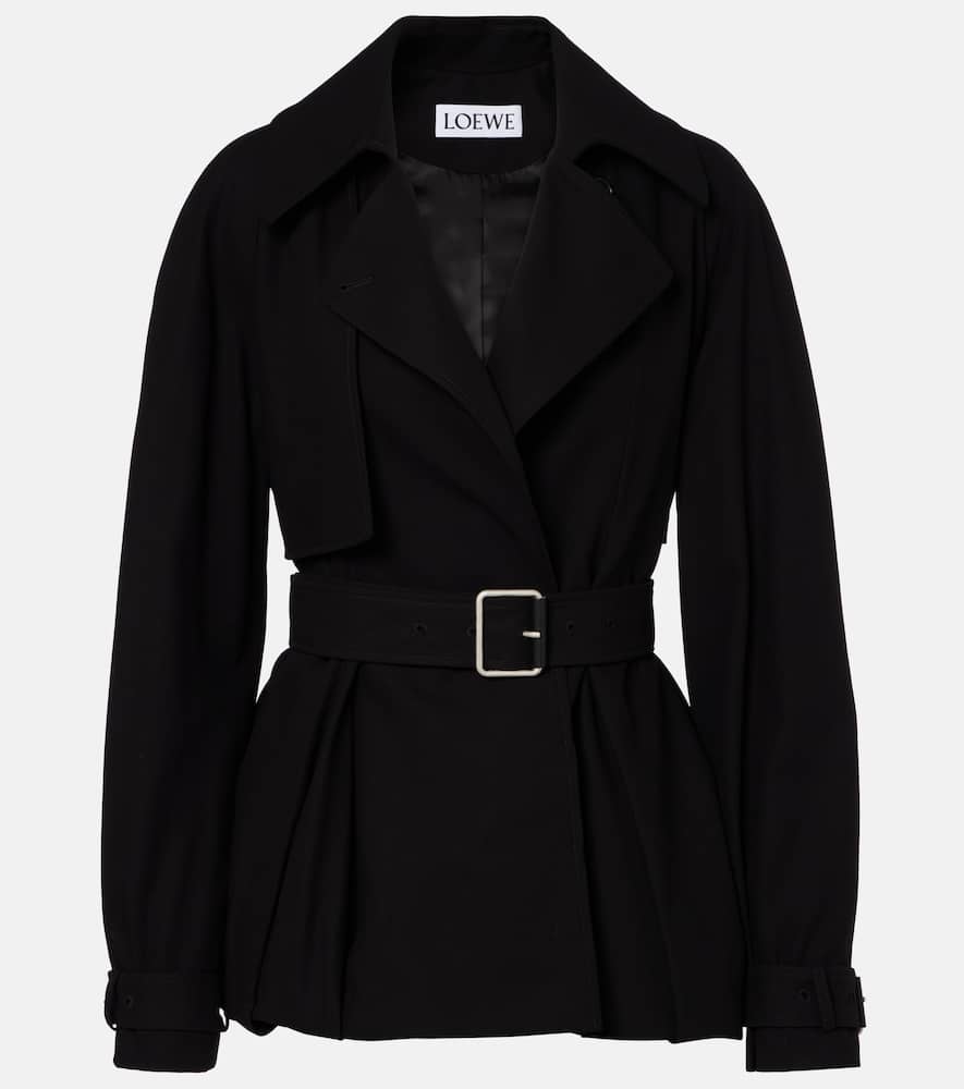 Loewe Balloon Cotton Jacket In Black