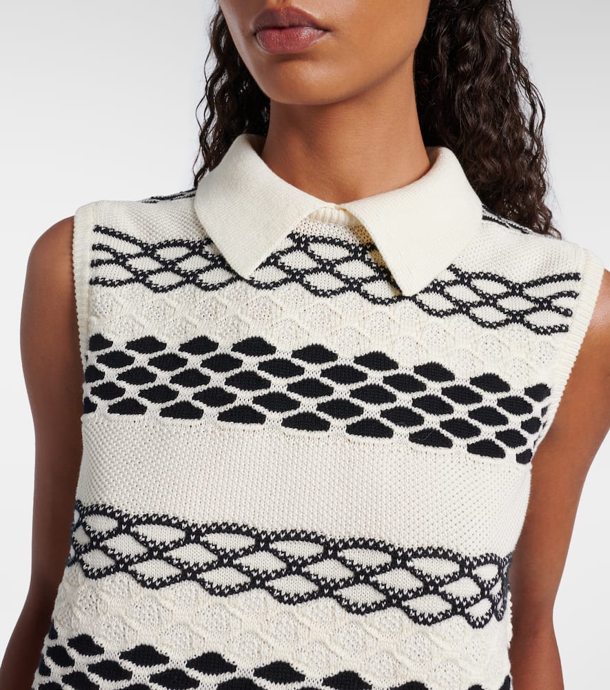 Loewe Cotton Vest In White