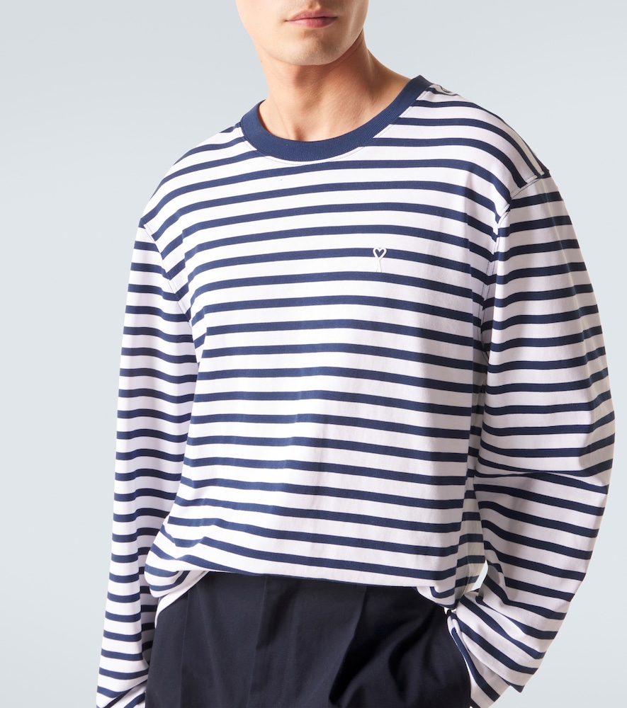  Ami Paris Ami Paris Longsleeve Aus Baumwoll-jersey 