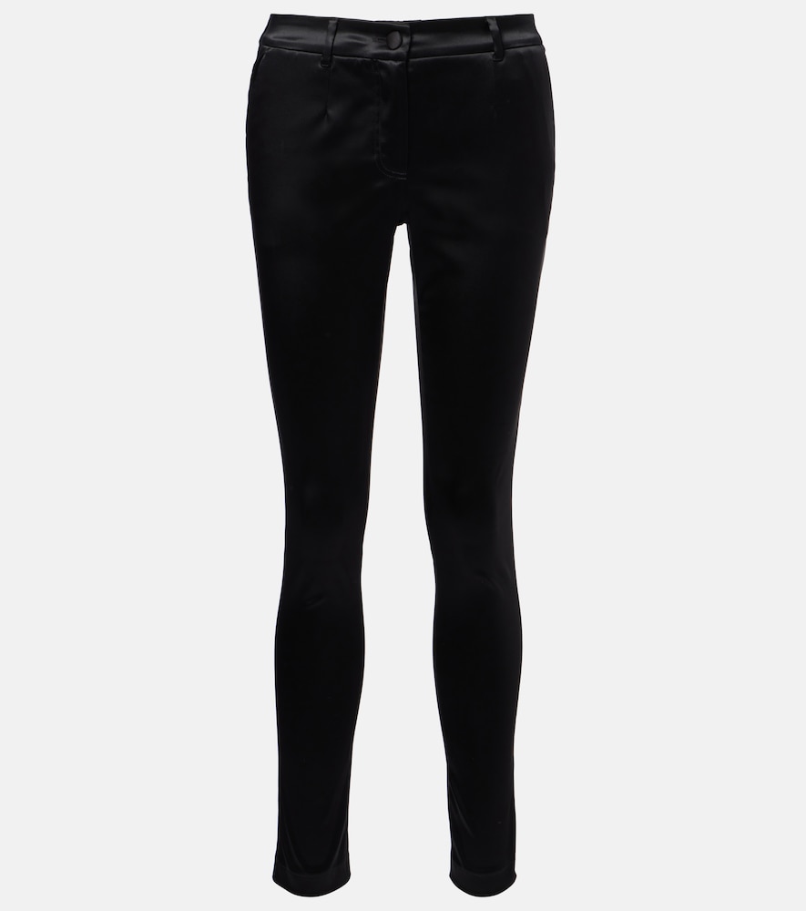 Dolce & Gabbana Satin skinny pants