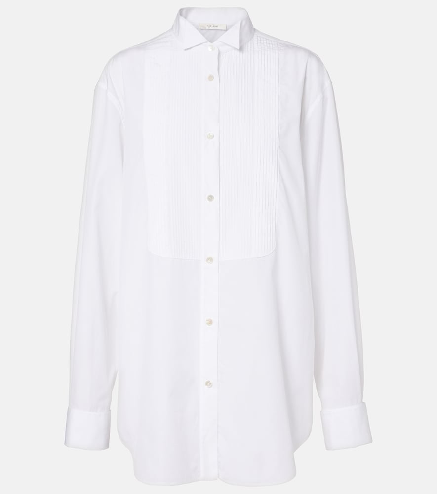 The Row Erelia cotton poplin shirt