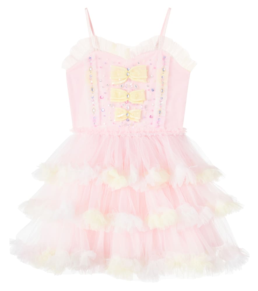 Tutu Du Monde Music Box Embellished Tulle Dress In Neutral